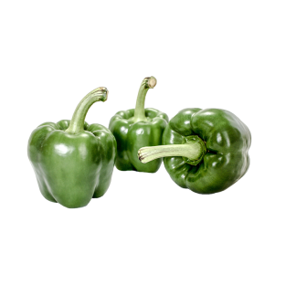 Sweet pepper green พริกหวานสีเขียว